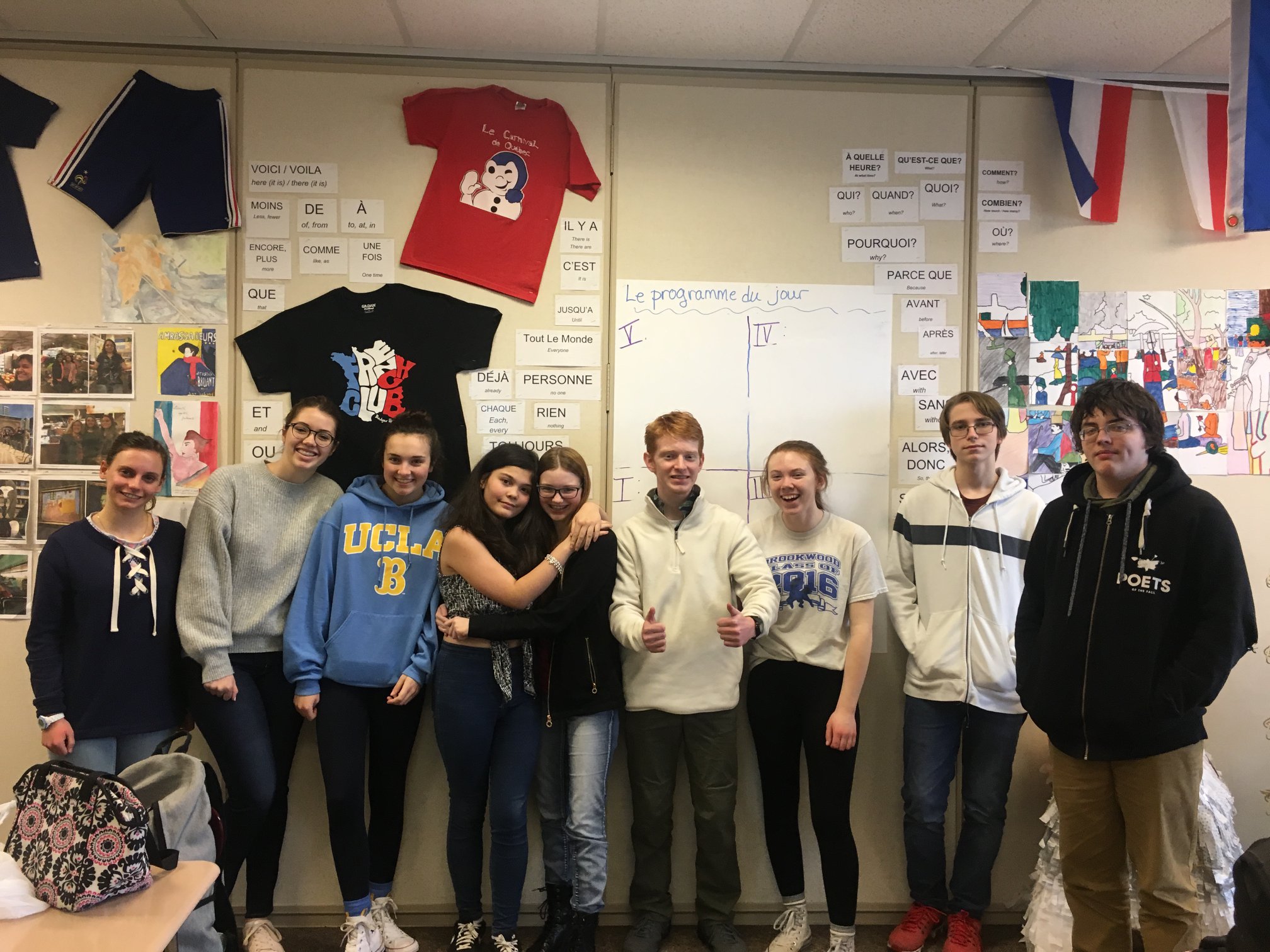 Badger Hosts 3 French Student Visitors