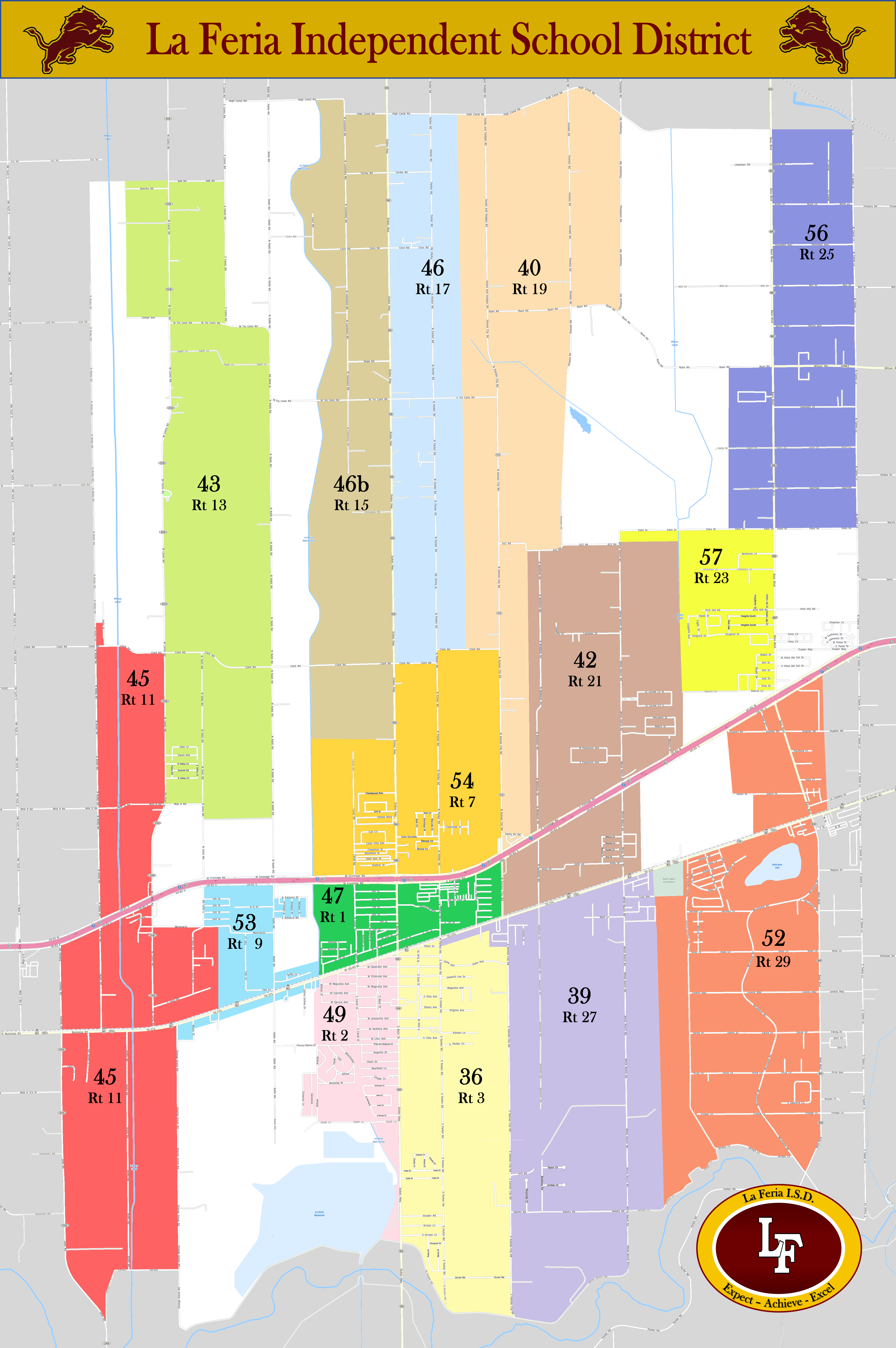 La Feria route Maps